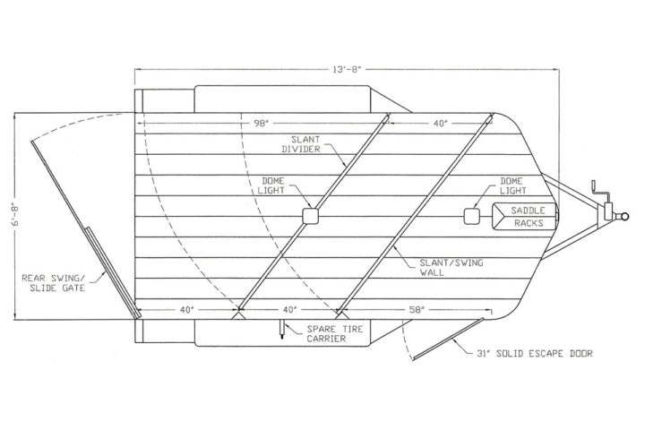 horse trailer 2800